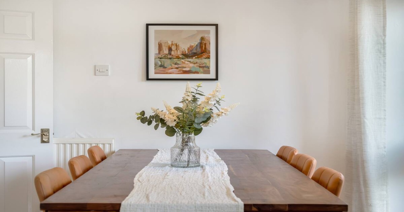 Living area in Solihull house